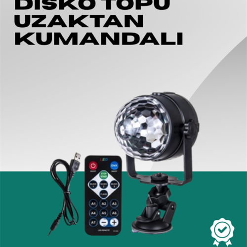 Disko topu ışığı sadece işlevsel değil