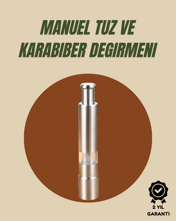 Najmaddin.com 2437 Sağlıklı ve Dayanıklı Gıda Sınıfı Paslanmaz Çelik Öğütücü najmaddin.com Mutfaklarda baharatların en önemli sorunlarından biri nemdir. Bu ürün