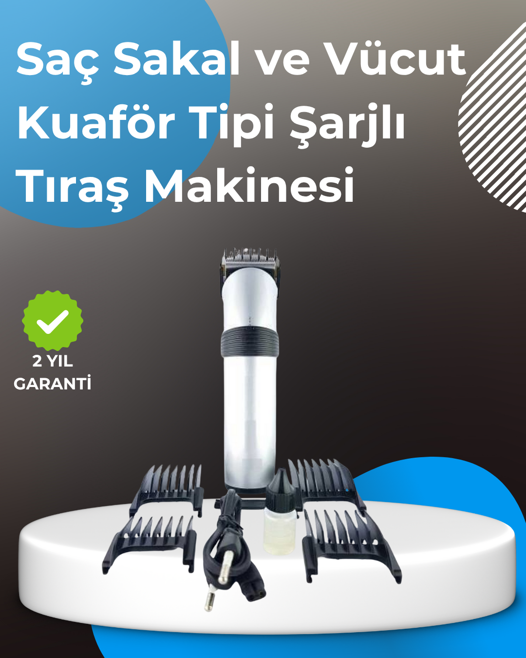 Najmaddin.com 2519 700x875 Profesyonel Saç ve Sakal Tıraş Makinesi – Tam Aksesuar Setli najmaddin.com Bu profesyonel tıraş makinesi