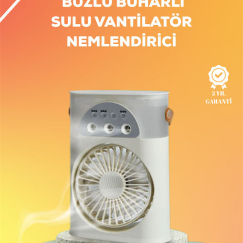 Kompakt tasarımıyla dikkat çeken bu mini elektrikli fan