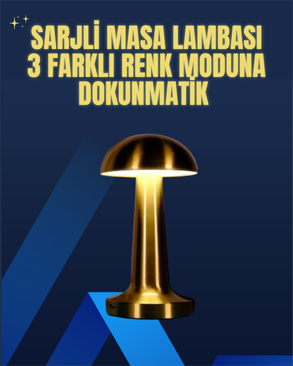 Najmaddin.com 2693 Modern Tasarım Şarjlı Masa Lambası – 1800 mAh Batarya najmaddin.com Günlük kullanımda hem estetik hem de işlevsellik arayanlar için tasarlanan bu USB şarjlı LED masa lambası