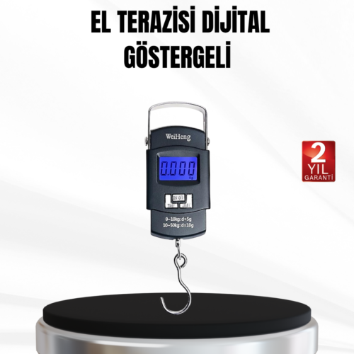 Seyahatlerinizde bagaj kilosu sürprizine son!Bu 50 kg kapasiteli dijital el terazisi