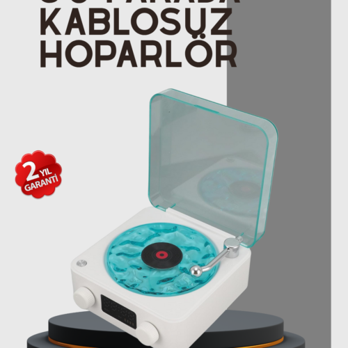 Modern teknolojiyi klasik estetikle buluşturan bu 3-ü-1 hoparlör