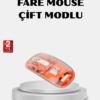 Tek bir fareyle tüm cihazlarınızı yönetin! Çift Modlu Bluetooth 5.0 ve 2.4GHz Kablosuz Mouse