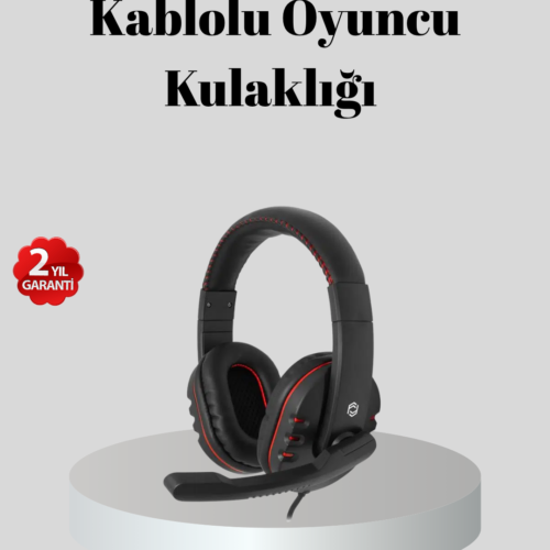 Oyun deneyiminizi profesyonel seviyeye taşıyın! Stereo ses destekli mikrofonlu gaming kulaklık