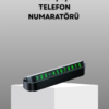 Alüminyum Kasa Çevirmeli Araç İçi Telefon Numaratörü
