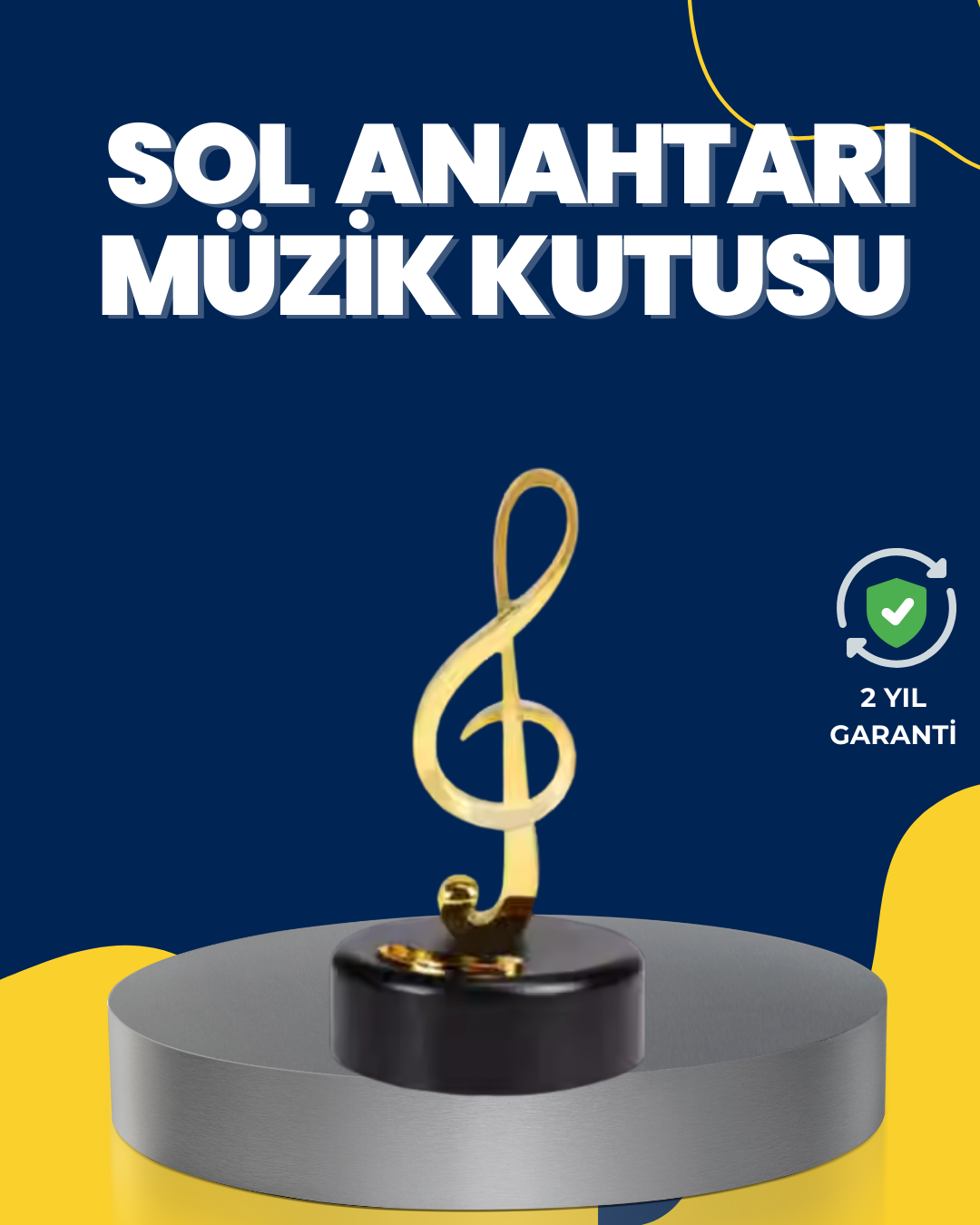Najmaddin.com 3185 700x875 Altın Sol Anahtarı Müzik Kutusu Döner Mekanizmalı najmaddin.com Altın renkli sol anahtarı figürüne sahip dönen müzik kutusu
