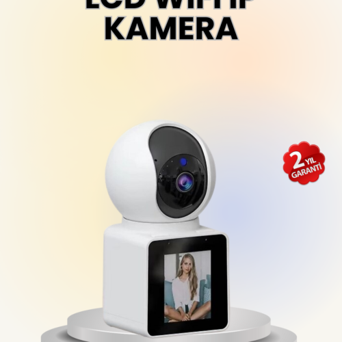 Ev içindeki güvenliği artırmak ve aile bireylerini uzaktan takip edebilmek için tasarlanan bu iç mekân güvenlik kamerası