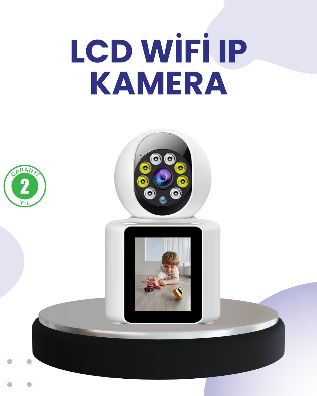 Najmaddin.com 3189 700x875 WiFi İç Mekan Kamera 2K Gece Görüşlü Çift Yönlü Görüntü Konuşma Destekli najmaddin.com Ev güvenliğini artırmak ve iç mekânları daha etkili şekilde izlemek isteyen kullanıcılar için tasarlanan bu 2K çözünürlüklü kamera