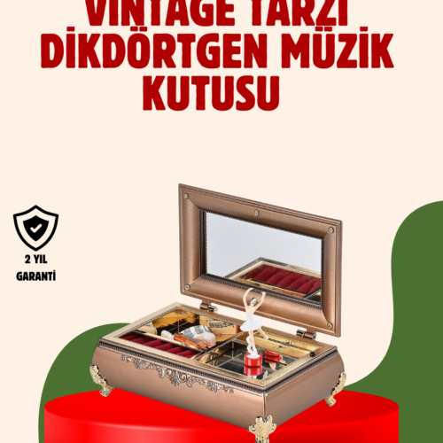 Balerinli müzikli takı kutusu