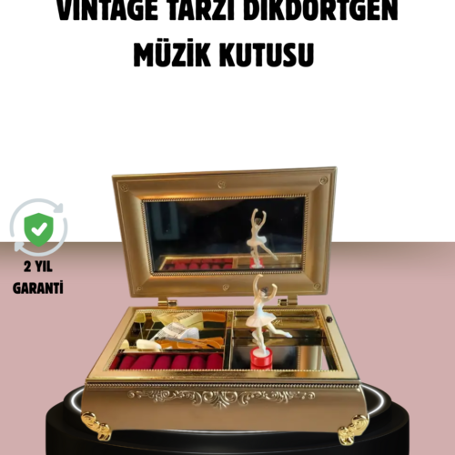 Balerinli müzikli takı kutusu
