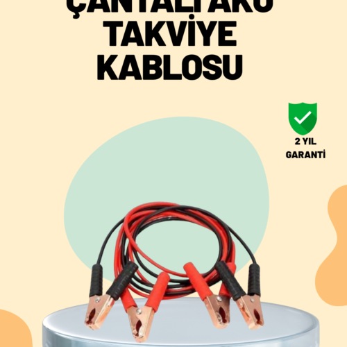 1200A yüksek amper kapasitesine sahip akü takviye kablosu