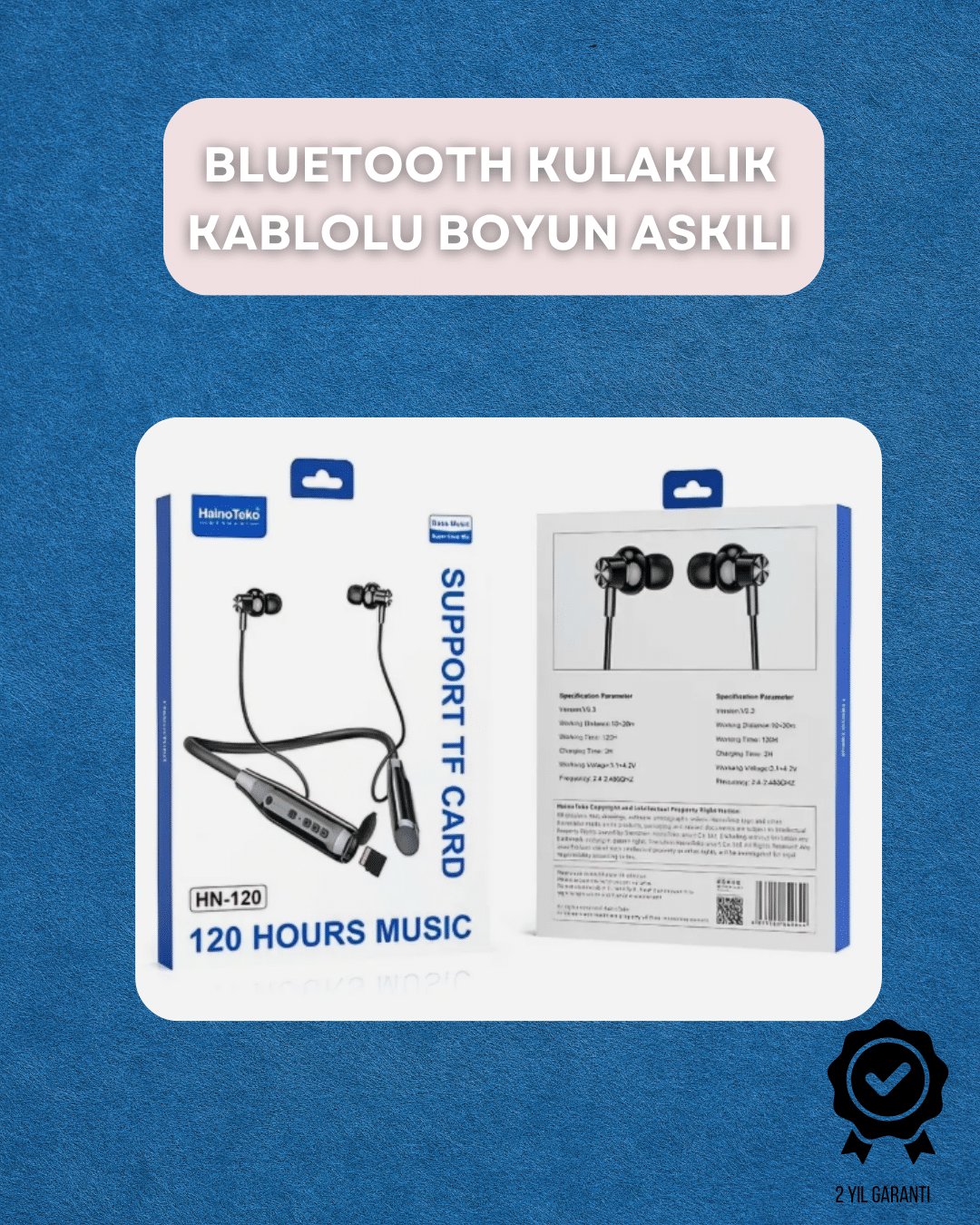 Najmaddin.com 525 700x875 Bluetooth 5.0 Kablosuz Kulaklık – Uzun Pil Ömrü ve Ergonomik Tasarım najmaddin.com Modern hayatın temposuna ayak uydurmak için geliştirilen bu kulaklık