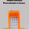 GS-875 model güneş enerjili powerbank ışıldak