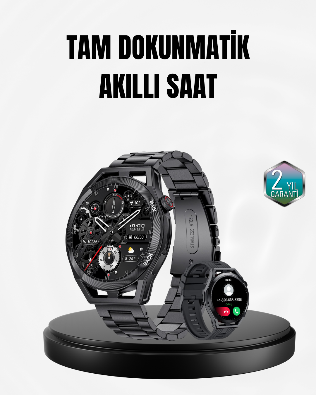 Najmaddin.com 631 700x875 Spor ve Sağlık Takip Özellikli Akıllı Saat – Kalp Atış Uyku ve Adım Ölçer Fonksiyonlu najmaddin.com 100–200 mAh pil kapasitesine sahip bu akıllı saat