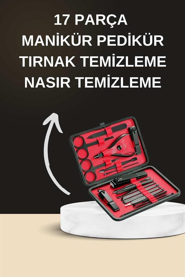 Najmaddin.com 689 Elektrikli Manikür Pedikür Seti İkili Set 17 Parça Tırnak Bakımı Nasır Temizleme Tırnak Şekillendirme najmaddin.com Elektrikli Manikür-Pedikür-Törpü Makinesi ile tırnak bakımınızı profesyonel bir kuaför kalitesinde