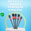 Aracınızın iç ve dış yüzeylerinde kullanıma uygun olan bu temizlik fırçası seti