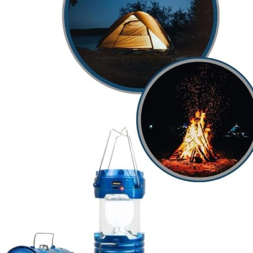 Güneş enerjisiyle çalışan bu kamp feneri