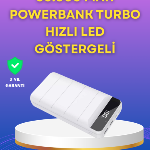 Yüksek kapasitesi ve çok yönlü kullanımı ile bu powerbank
