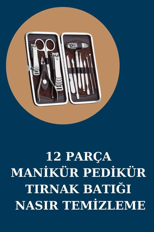 Najmaddin.com 752 12 Parça Manikür Pedikür Seti Özel Deri Çanta El Ayak Bakımı Akne ve Sivilce Temizleme najmaddin.com Şık ve dayanıklı özel deri çantasıyla sunulan bu hepsi bir arada bakım seti