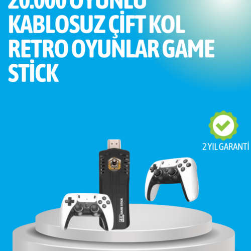 Bu kablosuz retro oyun konsolu