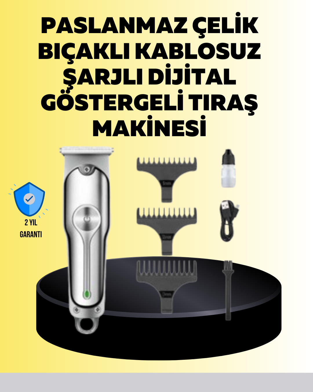 Najmaddin.com 814 700x875 Metal Gövdeli Saç Sakal Kesme Makinesi – Hassas Kesim İçin najmaddin.com Yüksek kaliteli metal gövdesi ve güçlü motoruyla saç ve sakal kesiminde üstün performans sağlayan bu makine