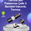 Gün boyunca içeceğinizi ideal ısıda tutmak isteyenler için tasarlanan bu 500 ml termos seti