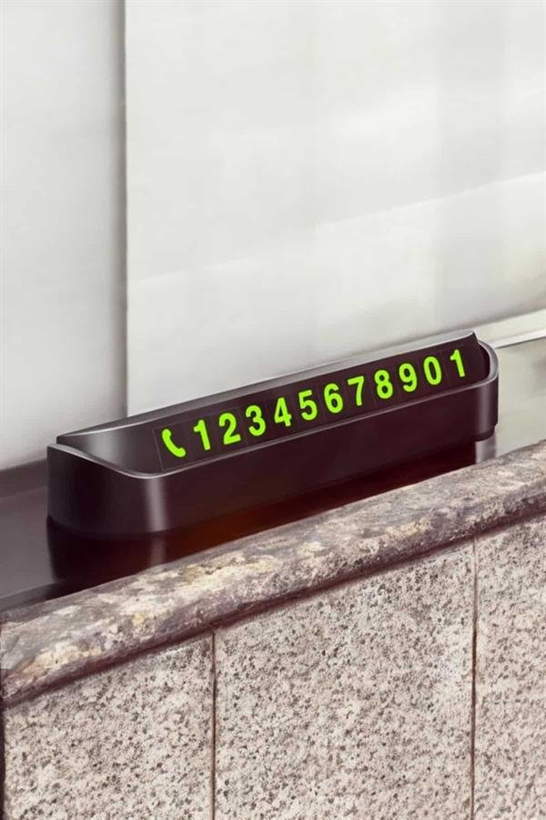 Najmaddin.com 930 Numaralık Araç İçi Araba Araç Park Numaratör Telefon Numarası Yazma najmaddin.com Dayanıklı alüminyum malzemeden üretilen bu numaratör