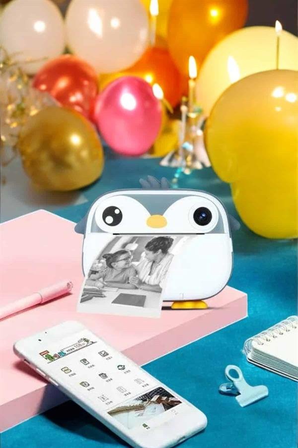Najmaddin.com 962 Çocuklar için Fotoğraf Makinesi Anlık Baskı Makinesi HD Görüntü Kalitesi najmaddin.com Küçük fotoğrafçılar için tasarlanmış bu dijital fotoğraf makinesi