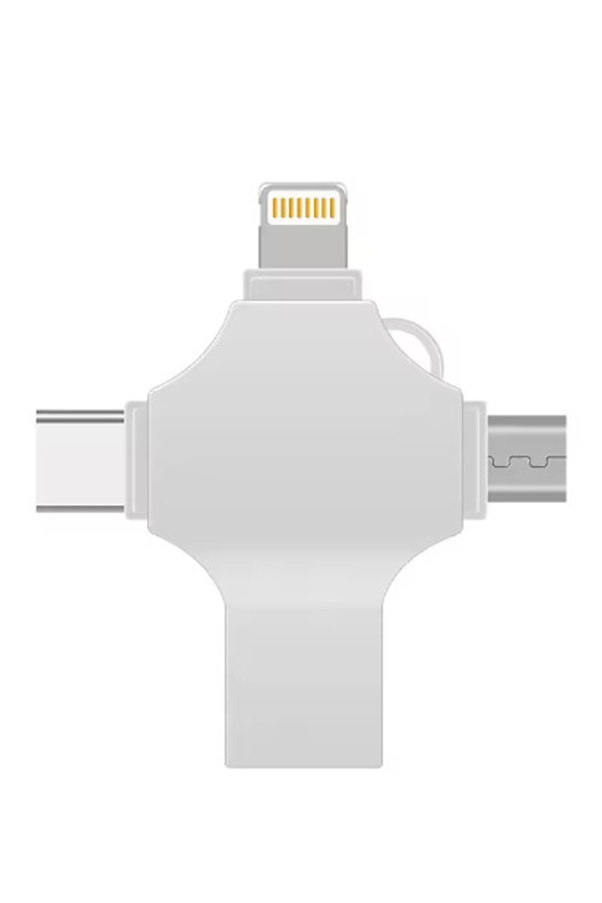 Otg 4in1 Cep Telefonu Çok Fonksiyonlu Usb Flash Bellek 128 Gb Type-c