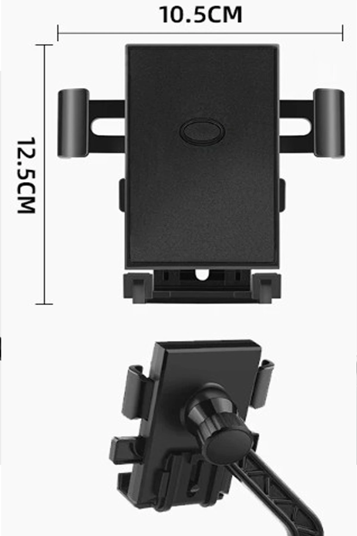 Otommatik Model Motosiklet Telefon Tutucu Ayna Bağlantılı