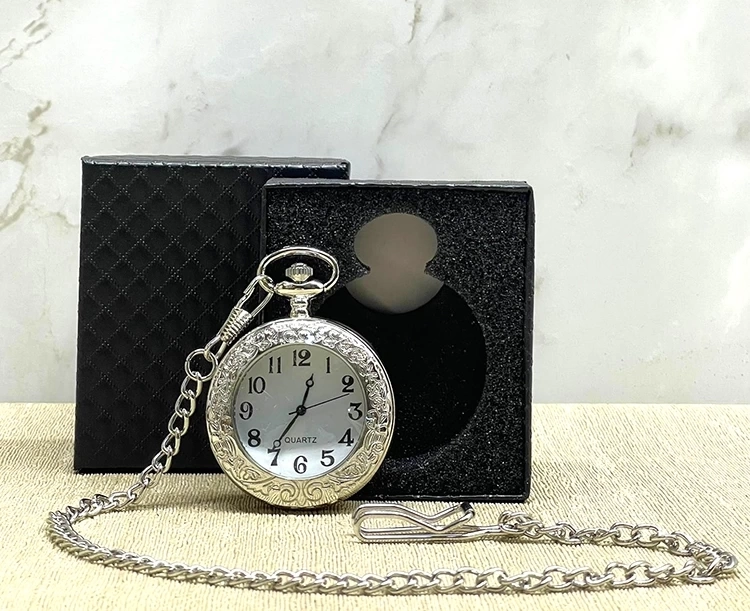 Özel Kutulu Gümüş Köstekli Saat Alk4686