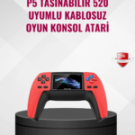 P5 Retro GamePad 520 Oyunlu Taşınabilir Oyun Konsolu