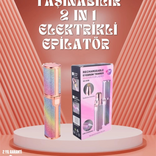 Paslanmaz Çelik Bıçaklı USB Epilatör – Kaş