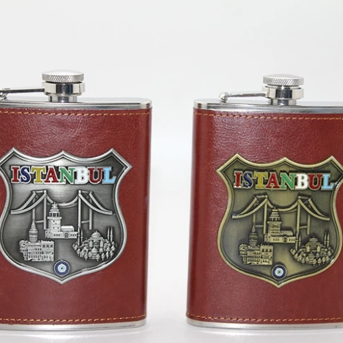 Paslanmaz Çelik İstanbul Yöresel Matara Alk3356
