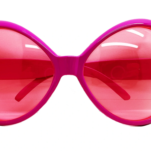 Pembe Renk Yeşilçam Nostalji 80li Yıllar 90lı Yıllar Parti Gözlüğü