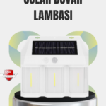 PIR Sensörlü Solar Lamba – Otomatik Şarj ve Gece Aydınlatma