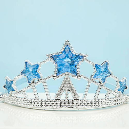 Plastik Kraliçe Prenses Tacı Çocuk Boy