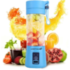 Portatif Taşınabilir380 Ml Usb Şarjlı Mavi El Blender