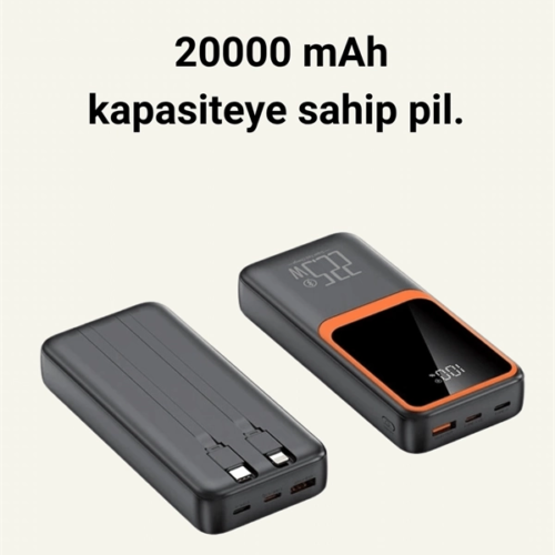 Powerbank 20000 mAh | 22.5W Hızlı Şarj
