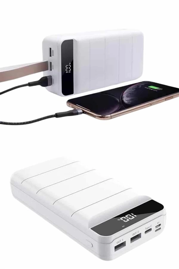 Powerbank 50000 Mah Dijital Gostergeli Tasinabilir 4 Portlu Hizli Powerbank 331931977 Sw600sh900 Powerbank 50.000 Mah Dijital Göstergeli Taşınabilir 4 Portlu Hızlı Powerbank najmaddin.com üstün performansı ve çok yönlü özellikleriyle mobil cihazlarınızı her an şarjda tutar. İOS lightning
