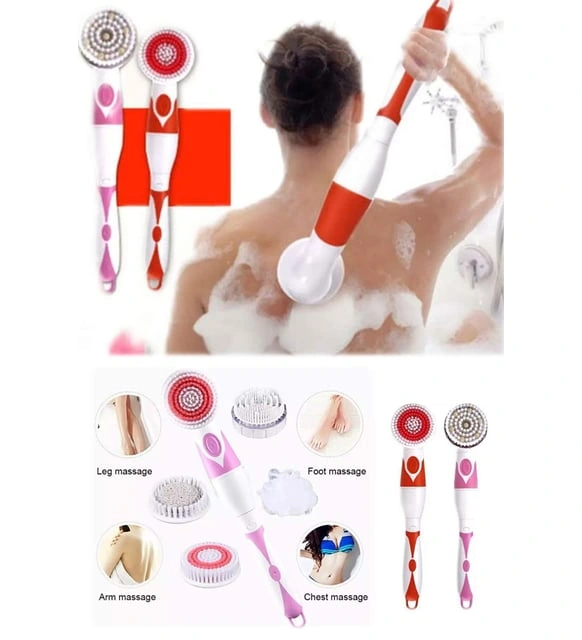 Pratik Bath Vücut Masaj Ve Temizleme Duş Fırçası Seti
