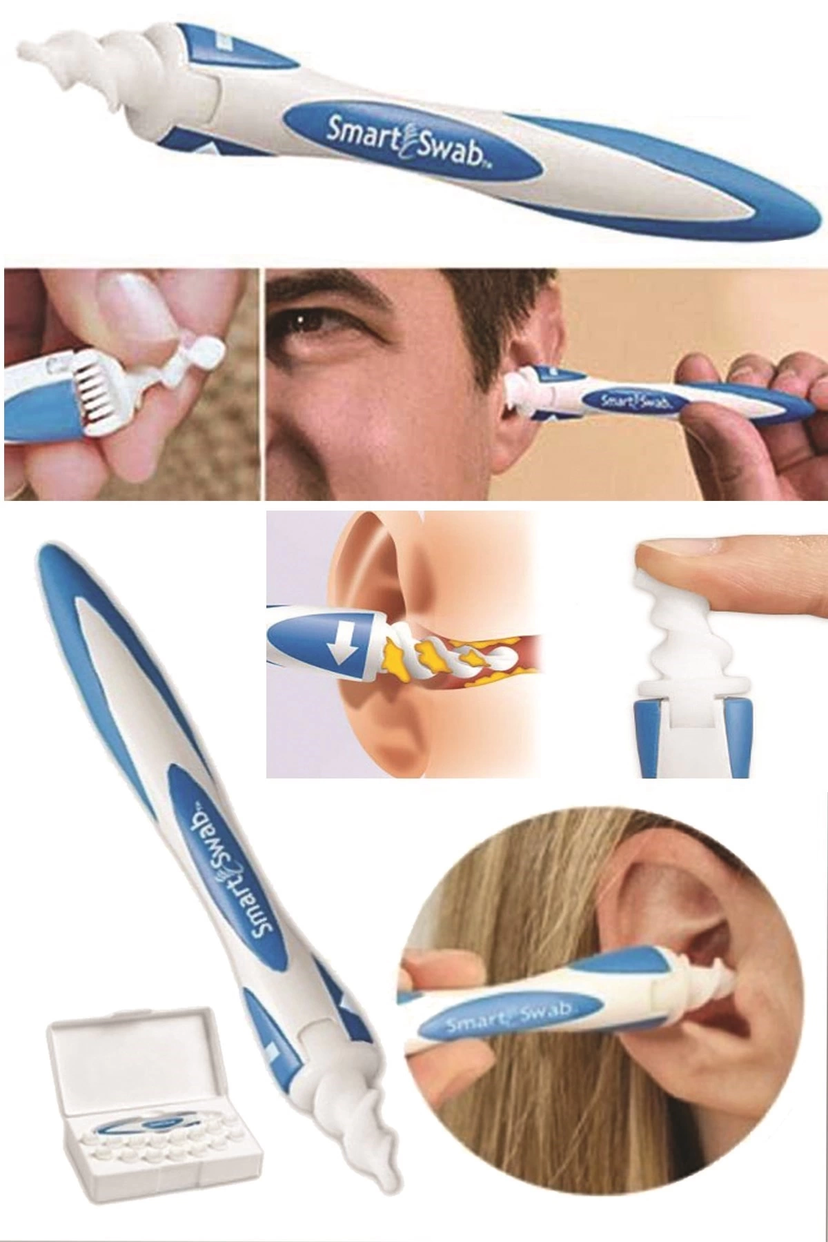 Pratik Kulak Temizleme Aparati Ear Claning Find Back 268713419 Sw1200sh1800 700x1050 Pratik Kulak Temizleme Aparatı Ear Claning Find Back najmaddin.com Pratik Kulak Temizleme Aparatı Smart SwabYeni Sıcak Akıllı Çubukla Kolay Kirini Çıkarma YumuşakSpiral Kulak TemizleyiciKulak Kirinin Birikimini ÖnlerOperasyon BasitKulak kirini birikimini önlerPaket İçerisinde1 Akıllı Tutma Çubuğu16 Adet Yedek Yumuşak Temizleme Başlığı Ürün Boyutları : 13cm x 4cm x 4cmPaket Boyutları : 22cm x 12cm x 5cmAğırlık : 0.08 KgDesi : 0