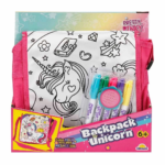 Pretty Pinky Boyanabilir Desenli Unicorn Sırt Çantası