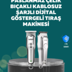 Profesyonel Saç ve Sakal Kesme Makinesi – Şarjlı