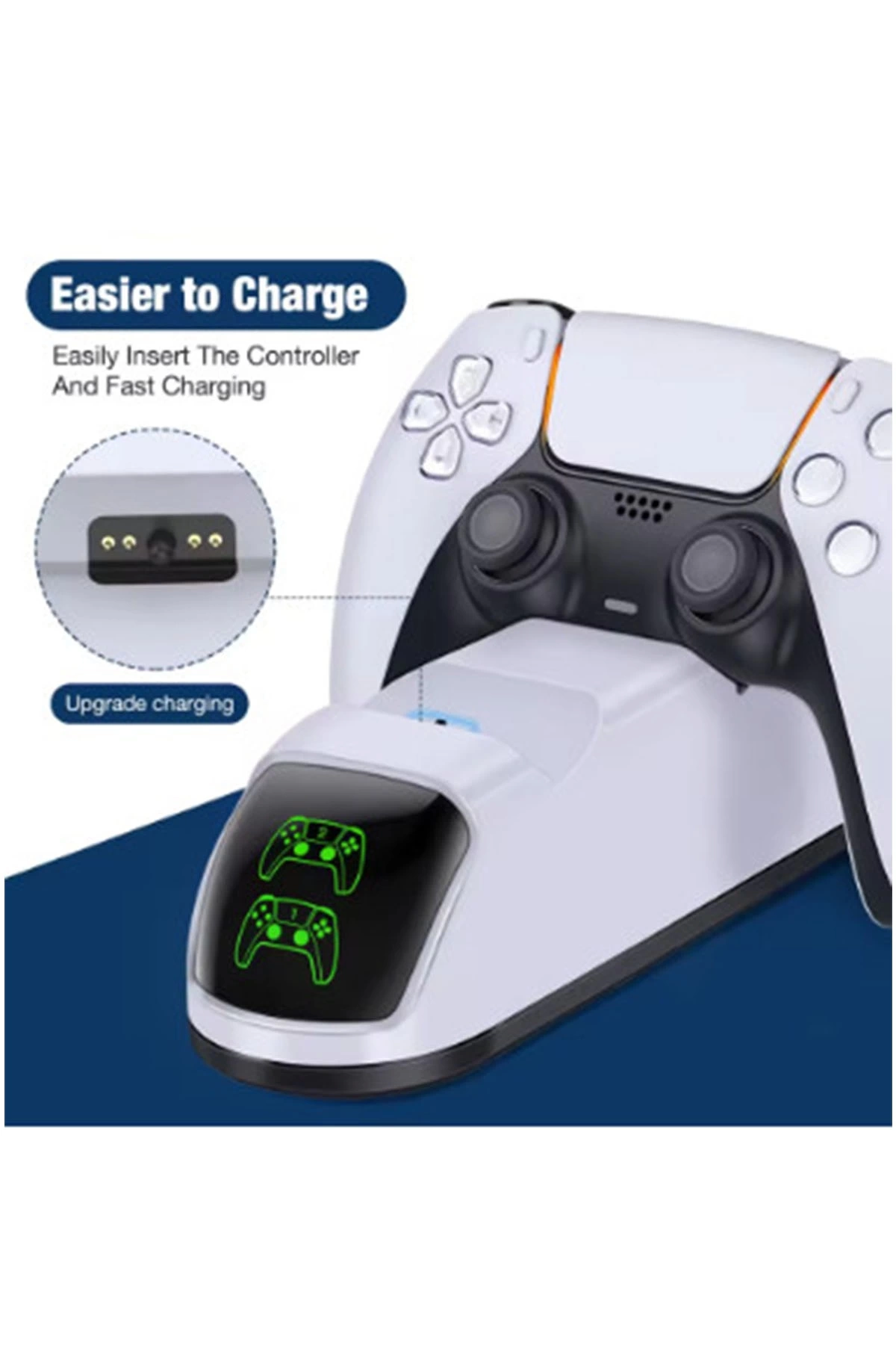Ps5 Dualsense Şarj Istasyonu Playstation 5 Uyumlu Charging Station - Görsel 3