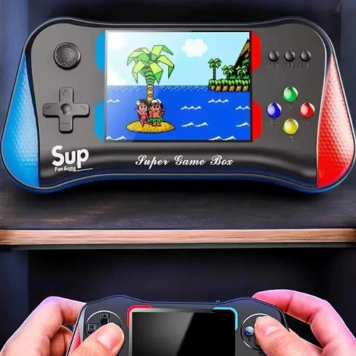 Retro 500 Oyunlu Nostaljik Oyunlu El Atari Gamebox Oyun Konsolu Çift Destekli