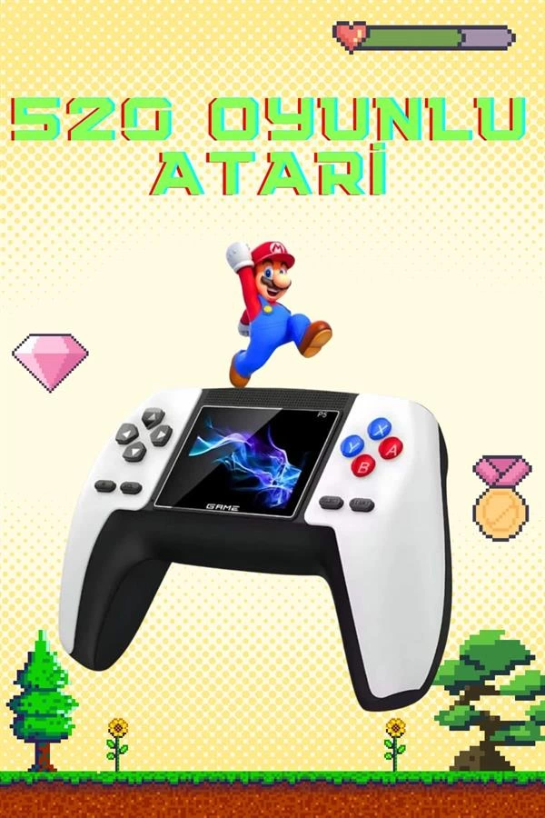 Retro Konsol P5 Uyumlu Tasinabilir 520 Oyunlu Kablosuz Game Stick 295101183 Sw600sh900 Retro Konsol P5 Uyumlu Taşınabilir 520 Oyunlu Kablosuz Game Stick najmaddin.com P5 Retro GamePad