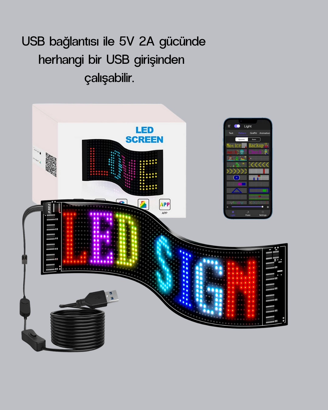 Rgb Led Panel Mobil Uyumlu Yazi Ve Gif Destekli Usb Baglantili Dekoratif Ekran 375440379 Sw1080sh1350 700x875 RGB LED Panel – Mobil Uyumlu, Yazı ve GIF Destekli, USB Bağlantılı Dekoratif Ekran najmaddin.com USB Bağlantılı Dekoratif Ekran