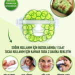 Salatalık Yüz Maske Jel Sıcak Soğuk Kullanım Rahatlatıcı